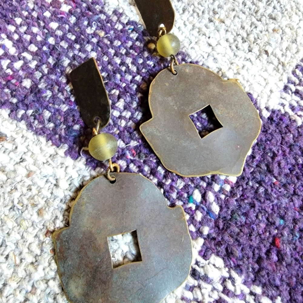 COPY - 🍂Hand Crafted Copper Seriously Dangled Earrings